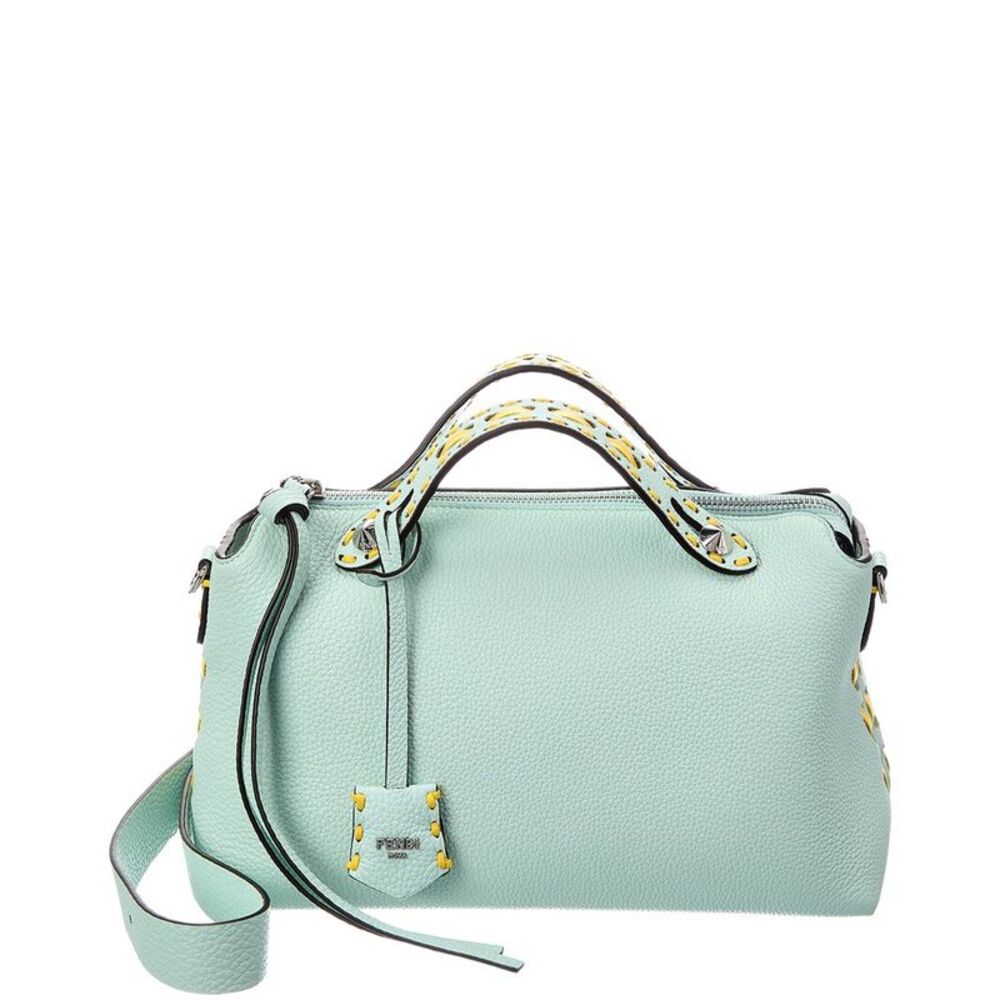 Fendi By The Way Selleria Medium Leather Shoulder Bag, Green
